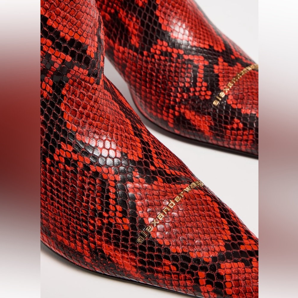 Alexander wang red viola 65 boots NWB 6 - Picture 3 of 5